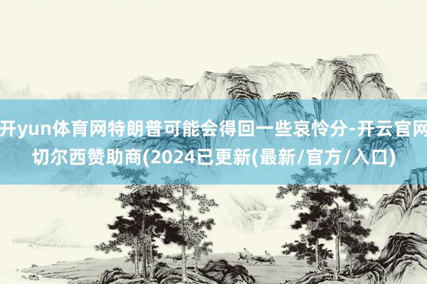 开yun体育网特朗普可能会得回一些哀怜分-开云官网切尔西赞助商(2024已更新(最新/官方/入口)